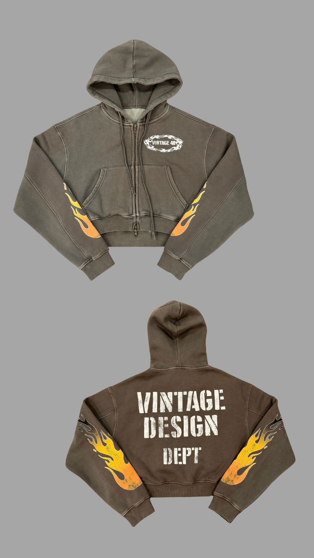 FLAME TRUCKER HOODIE
