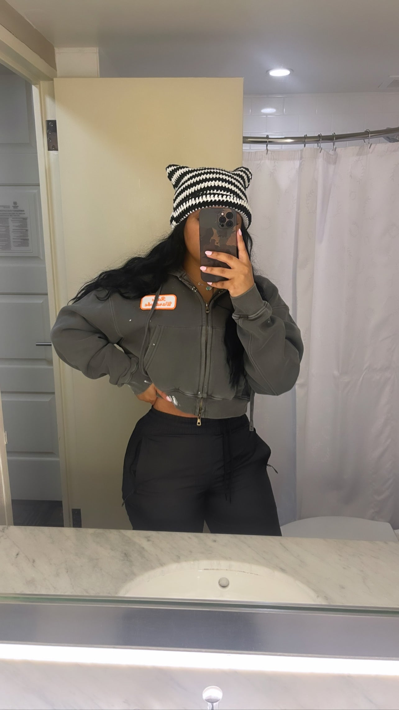 CROPPED TRUCKER HOODIE (Pre-Order)